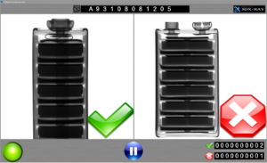 X-ray battery checking